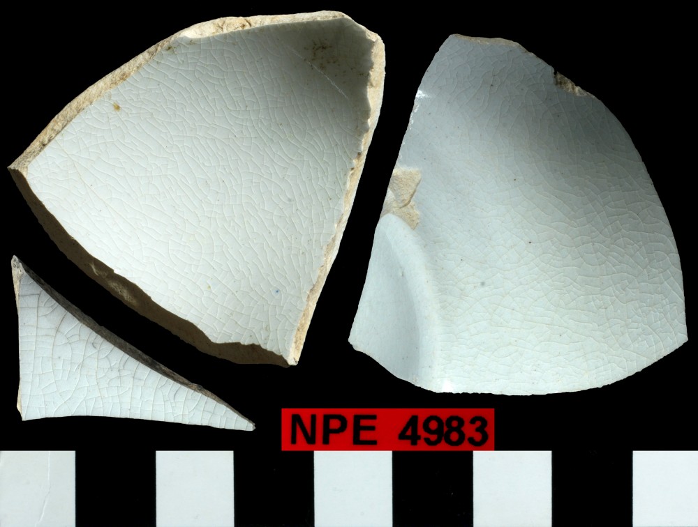Patterned Earthenware artefact recovered from Notch Point East