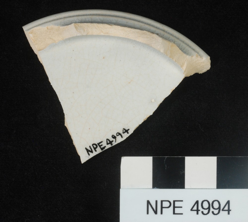 NPE4994 Patterned Earthenware artefact recovered from Notch Point East