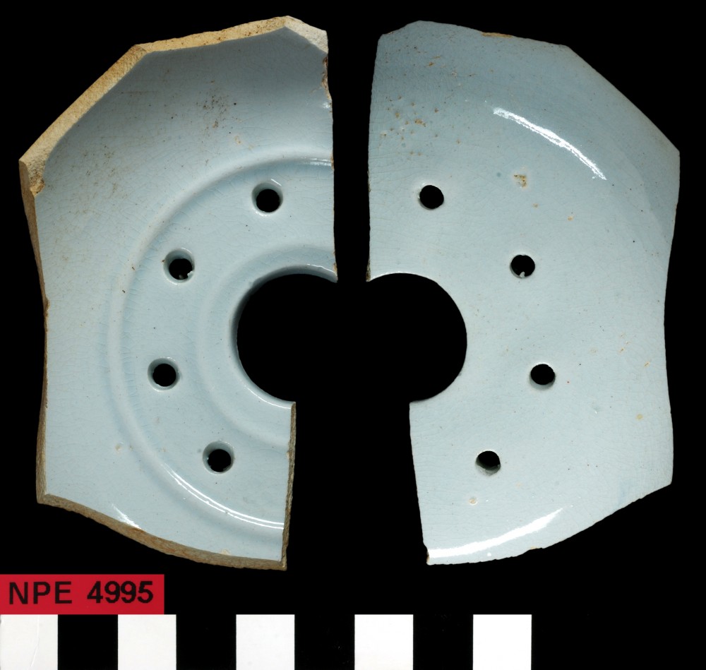 NPE4995 Patterned Earthenware artefact recovered from Notch Point East