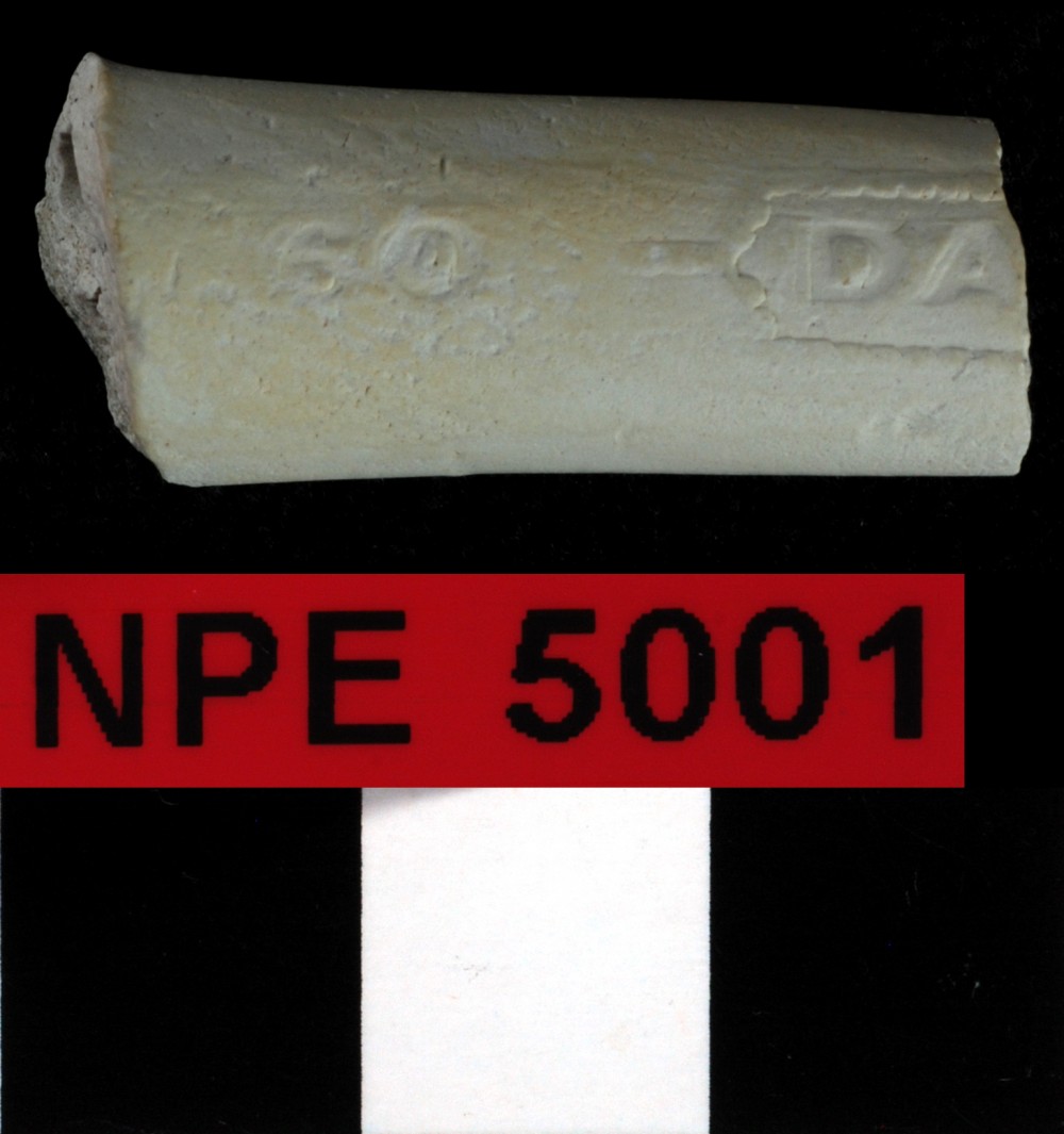 Clay pipes artefact recovered from Notch Point East