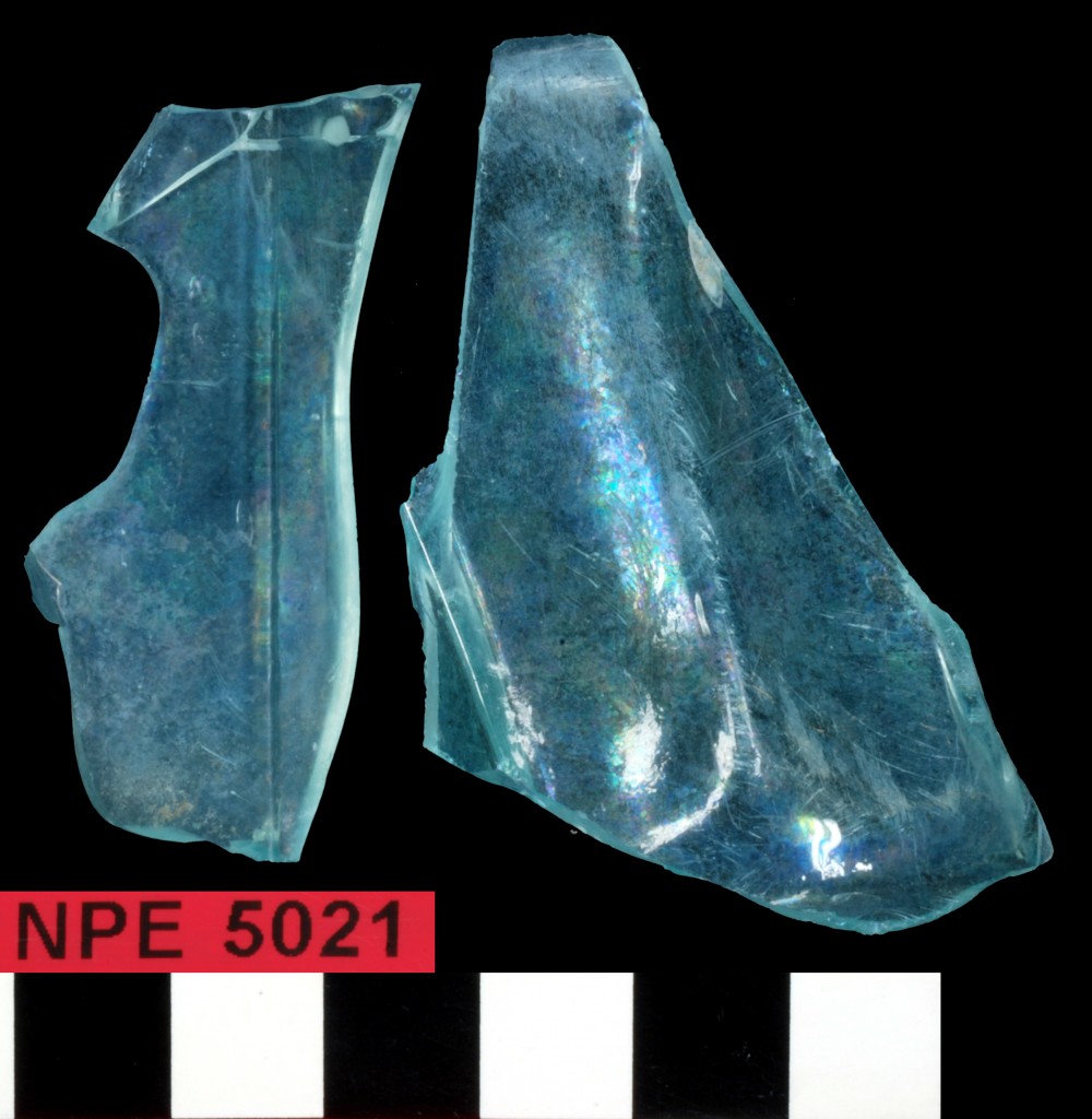 NPE5021 Glass artefact recovered from Notch Point East