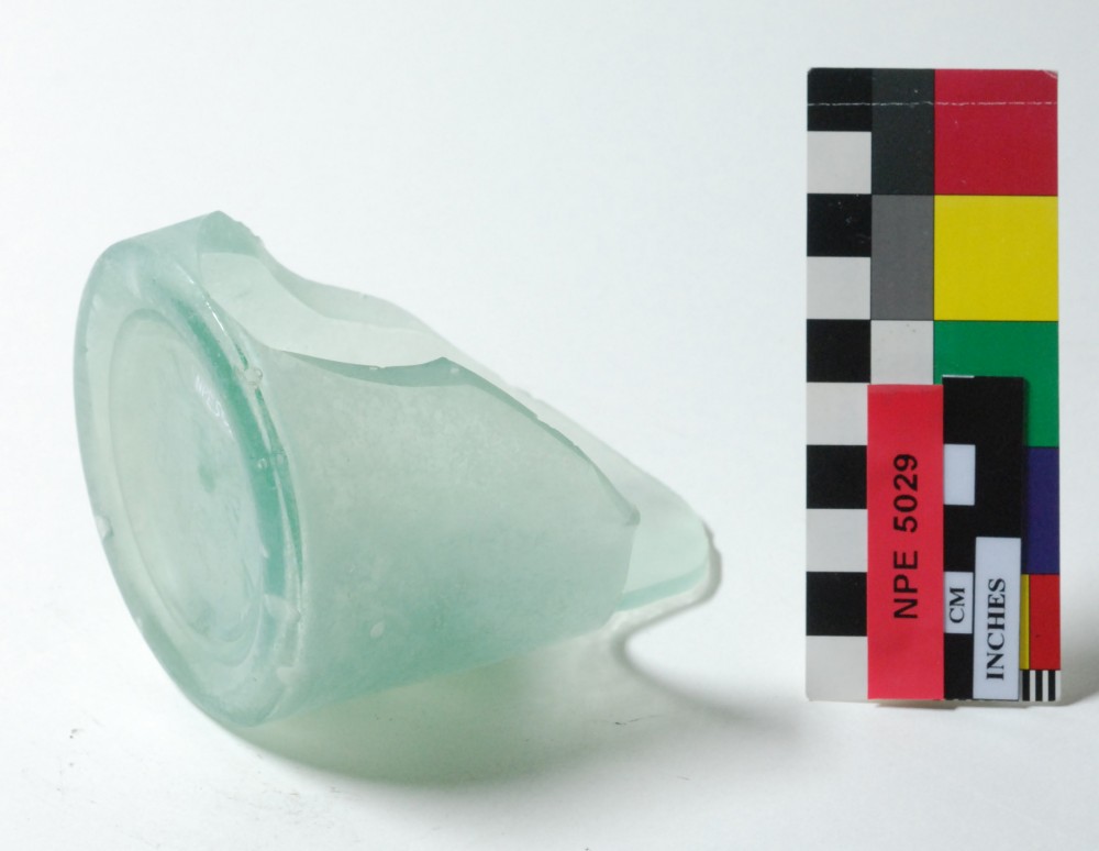 NPE5029 Glass artefact recovered from Notch Point East