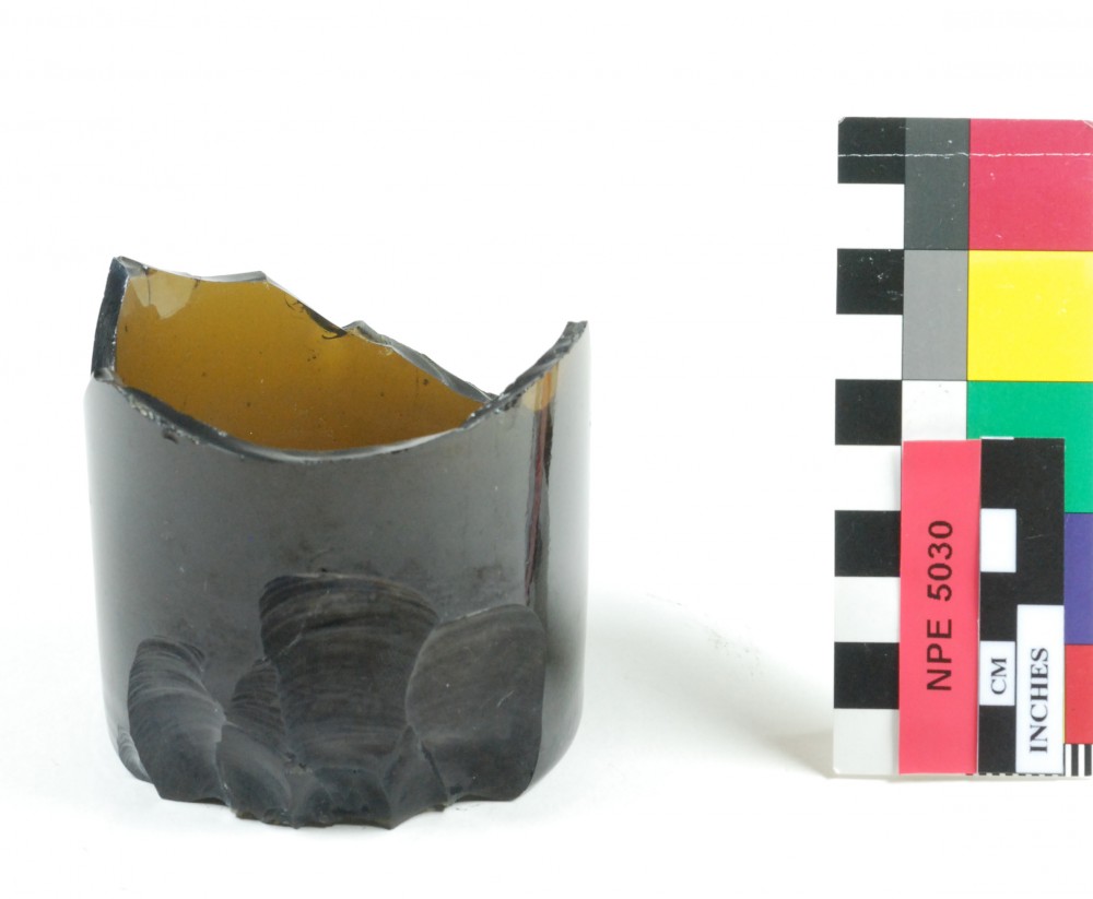 NPE5030 Glass artefact recovered from Notch Point East