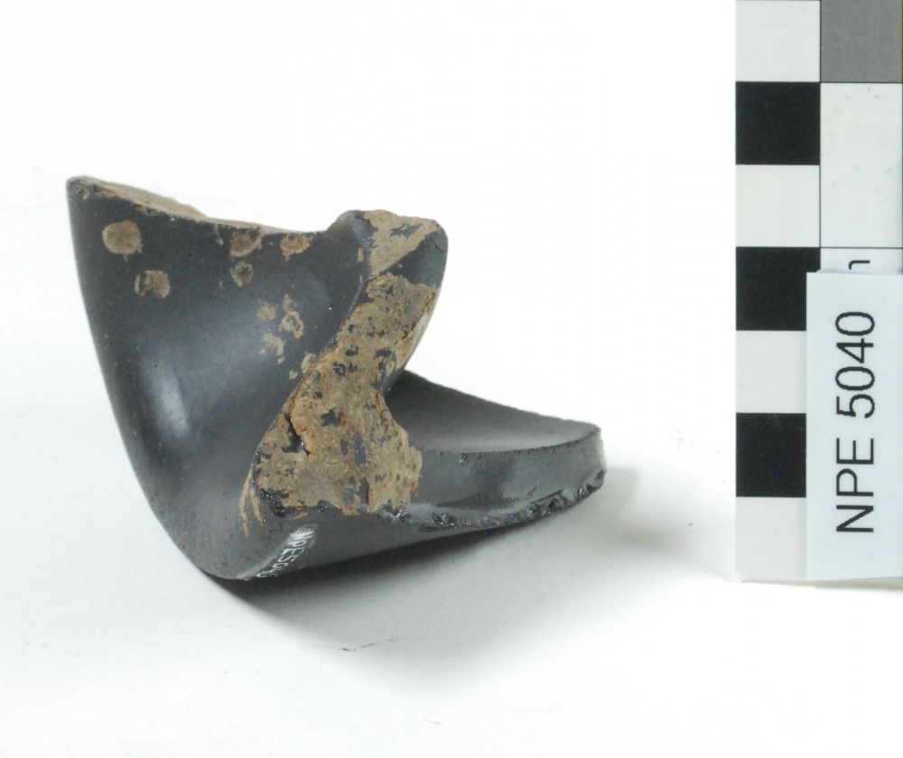 Glass artefact recovered from Notch Point East