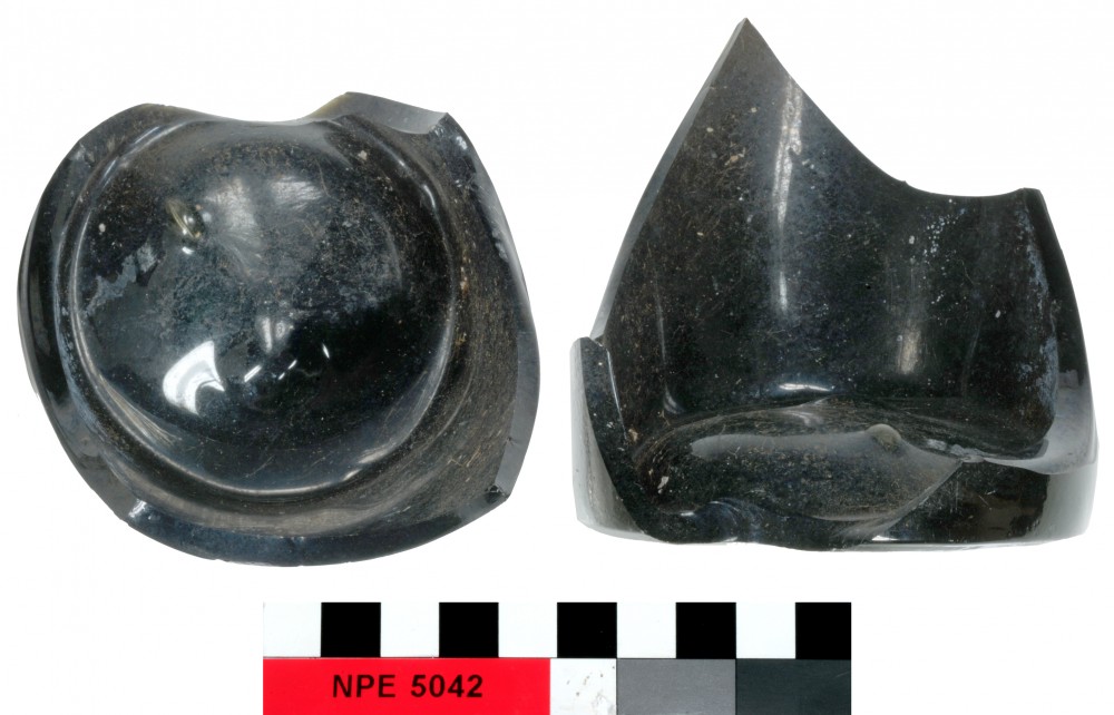 Glass artefact recovered from Notch Point East