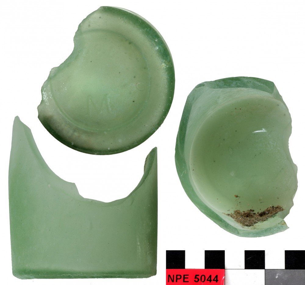 NPE5044 Glass artefact recovered from Notch Point East