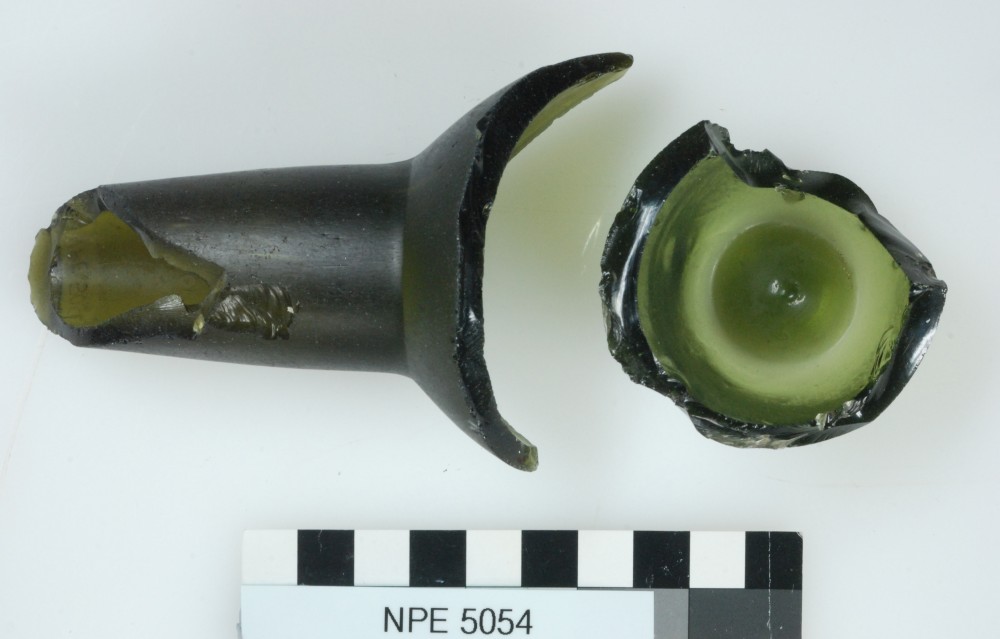 NPE5054 Glass artefact recovered from Notch Point East