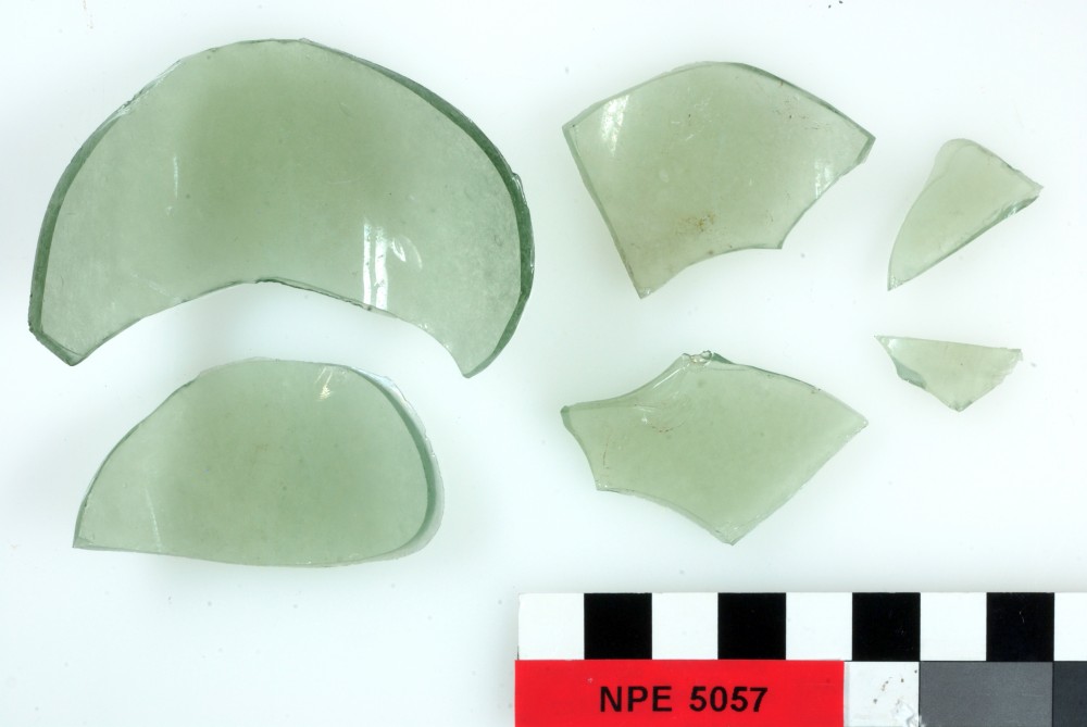 NPE5057 Glass artefact recovered from Notch Point East