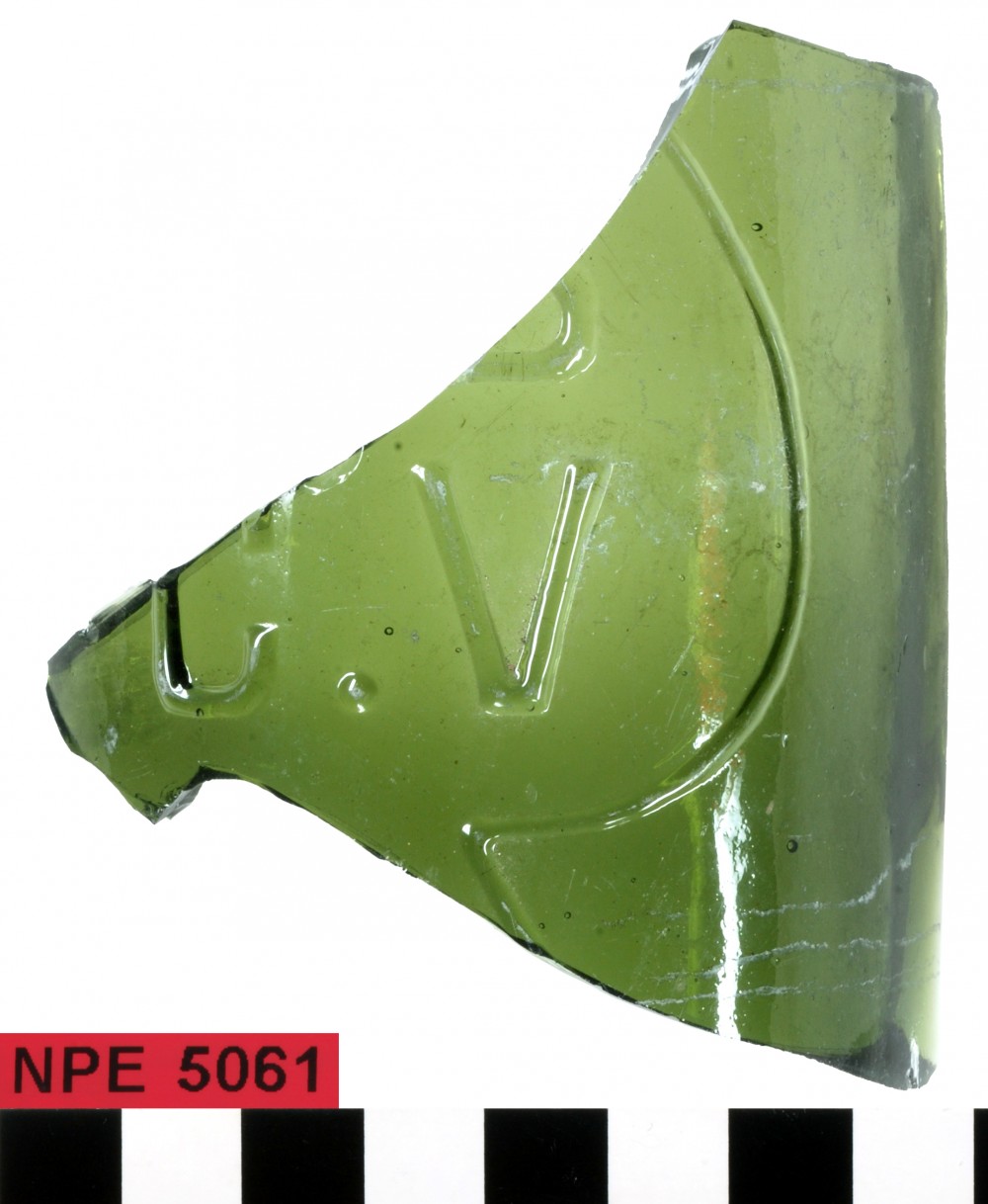 NPE5061 Glass artefact recovered from Notch Point East