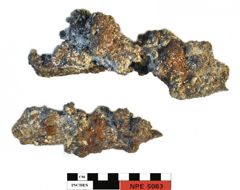 NPE5063 Concretions artefact recovered from Notch Point East