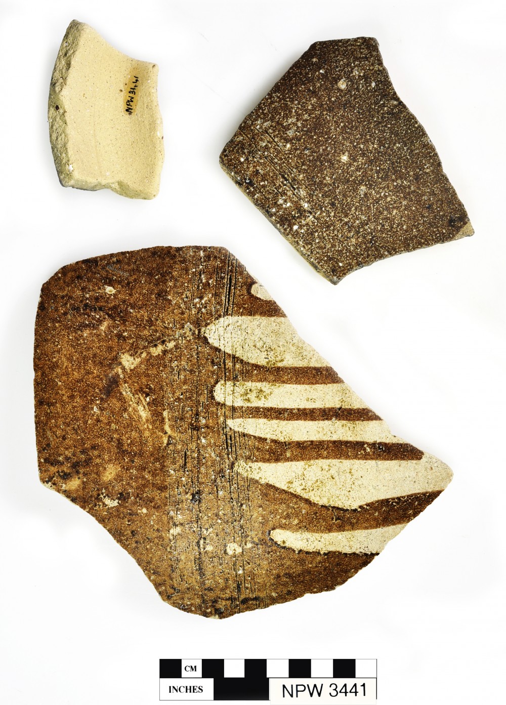 Stoneware artefact recovered from Notch Point 