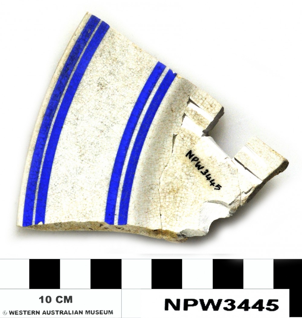 NPW3445 CERAMICS artefact recovered from Notch Point