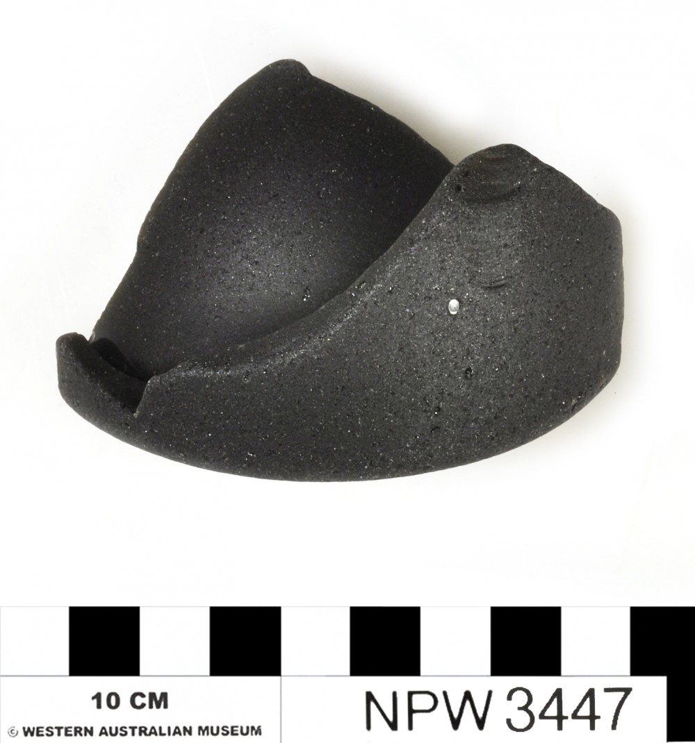 NPW3447 Glass artefact recovered from Notch Point