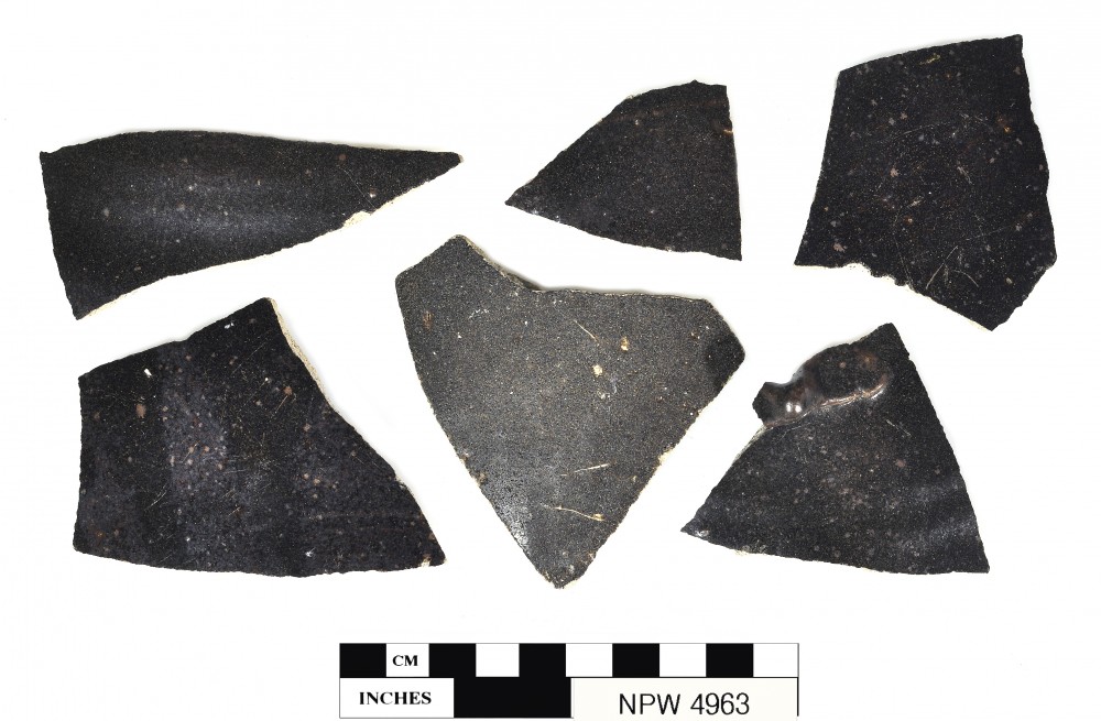 Stoneware artefact recovered from Notch Point 