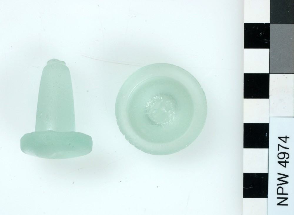 NPW4974 Glass artefact recovered from Notch Point