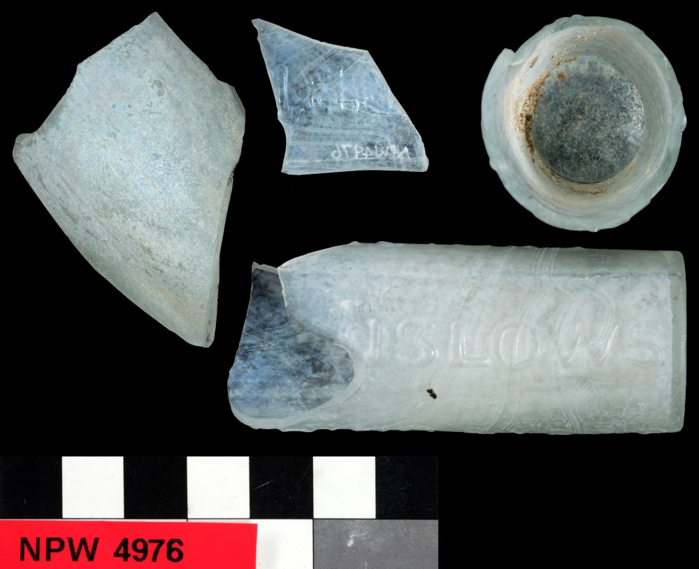 NPW4976 Glass artefact recovered from Notch Point