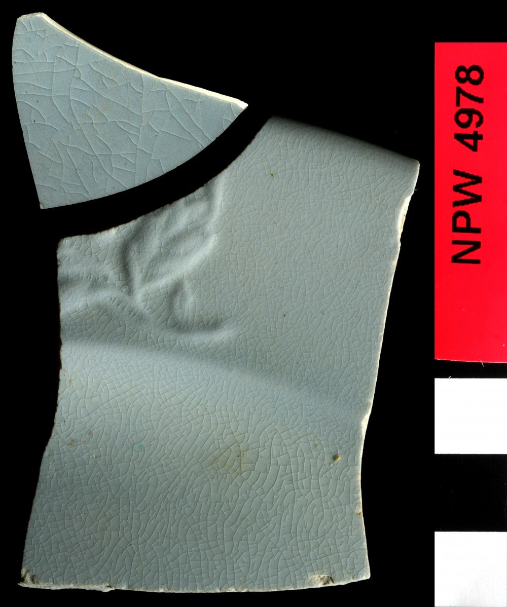 NPW4978 Patterned Earthenware artefact recovered from Notch Point