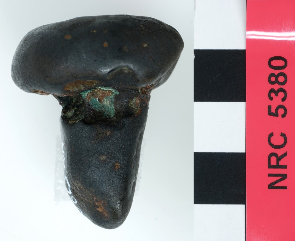 Copper/brass artefact recovered from Correio da Azia