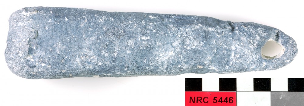 Lead artefact recovered from Correio da Azia