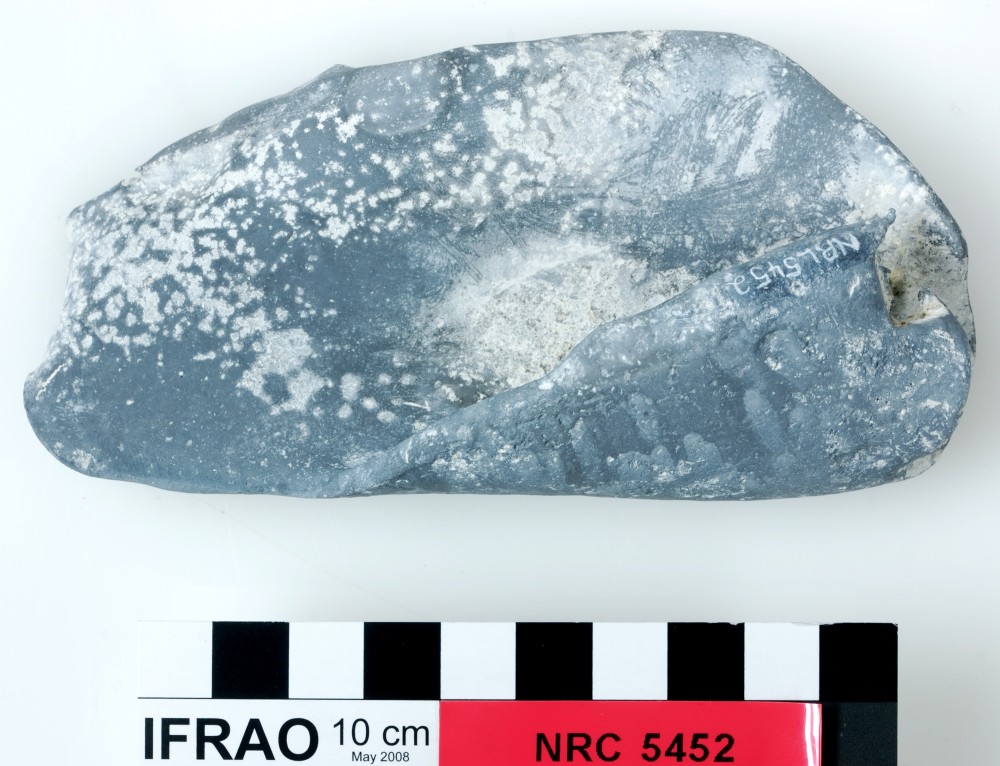 Lead artefact recovered from Correio da Azia