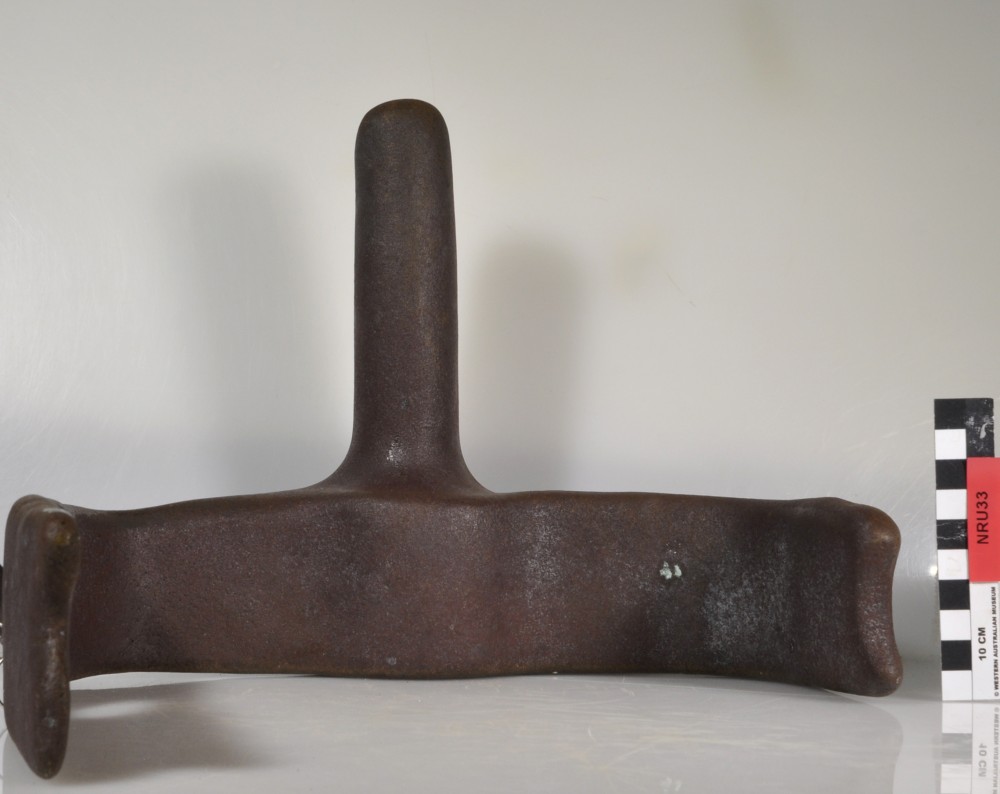 NRU33 Bronze artefact recovered from Ningaloo Reef Unidentified
