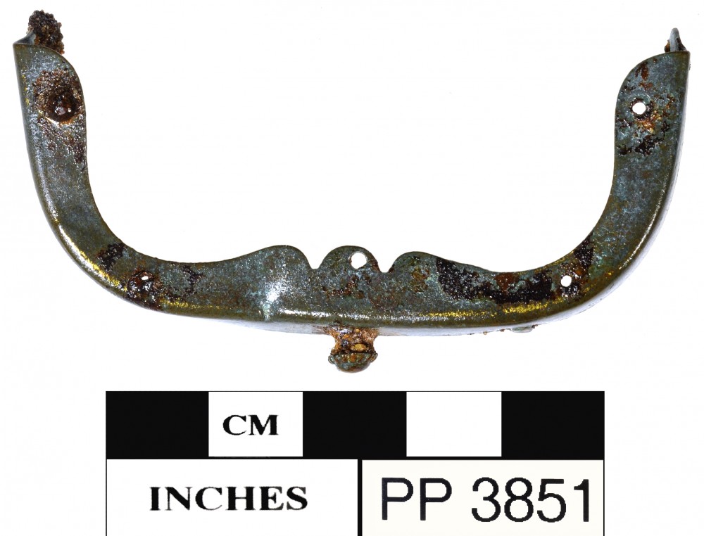 PP3851 Copper/brass artefact recovered from Peron Peninsula