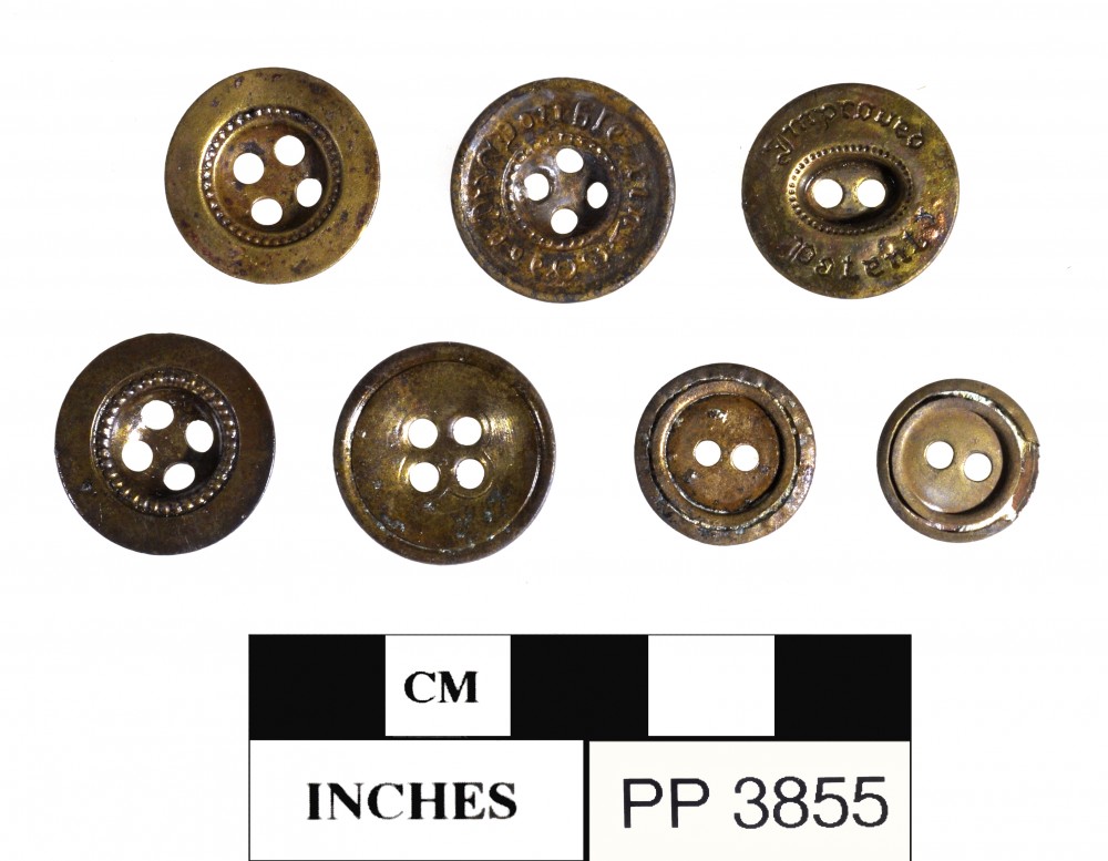 Copper/brass artefact recovered from Peron Peninsula