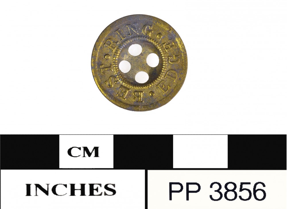 PP3856 Copper/brass artefact recovered from Peron Peninsula