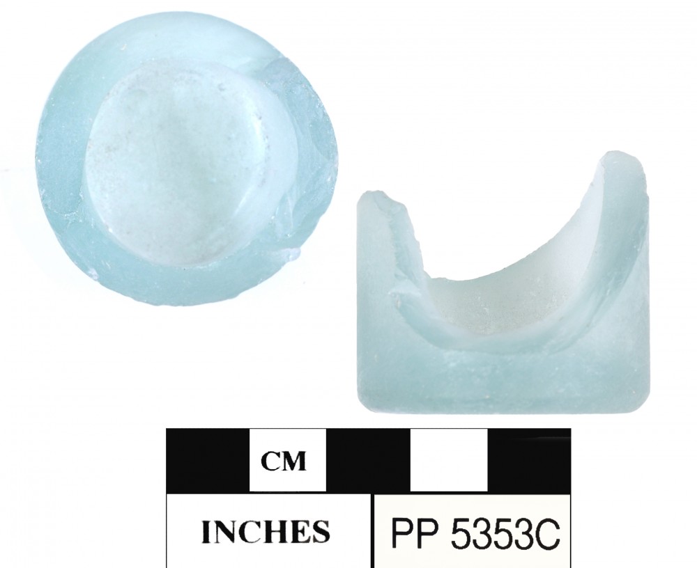 PP5353C Glass artefact recovered from Peron Peninsula