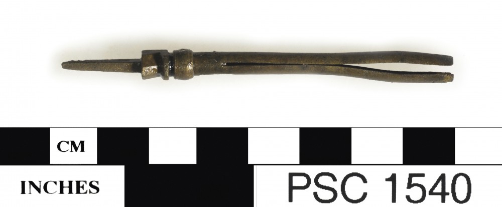 Copper/brass artefact recovered from Perseverant Camp 1841