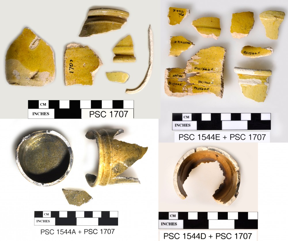 Earthenware artefact recovered from Perseverant Camp 1841