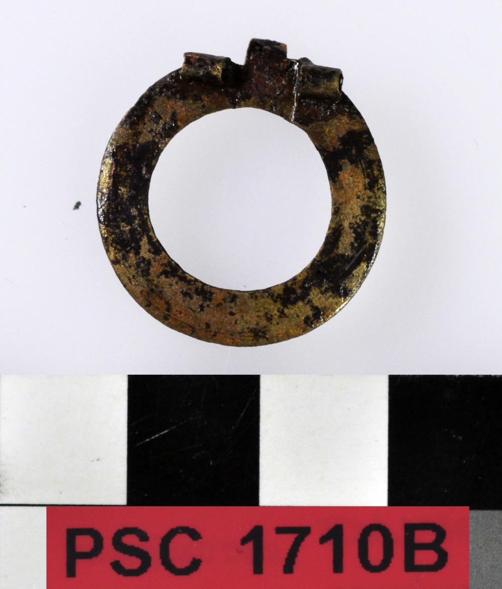 PSC1710B Copper/brass artefact recovered from Perseverant Camp 1841