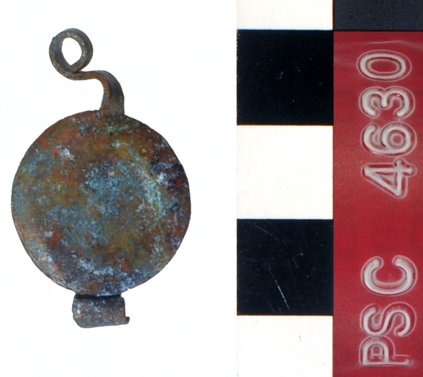 Copper/brass artefact recovered from Perseverant Camp 1841