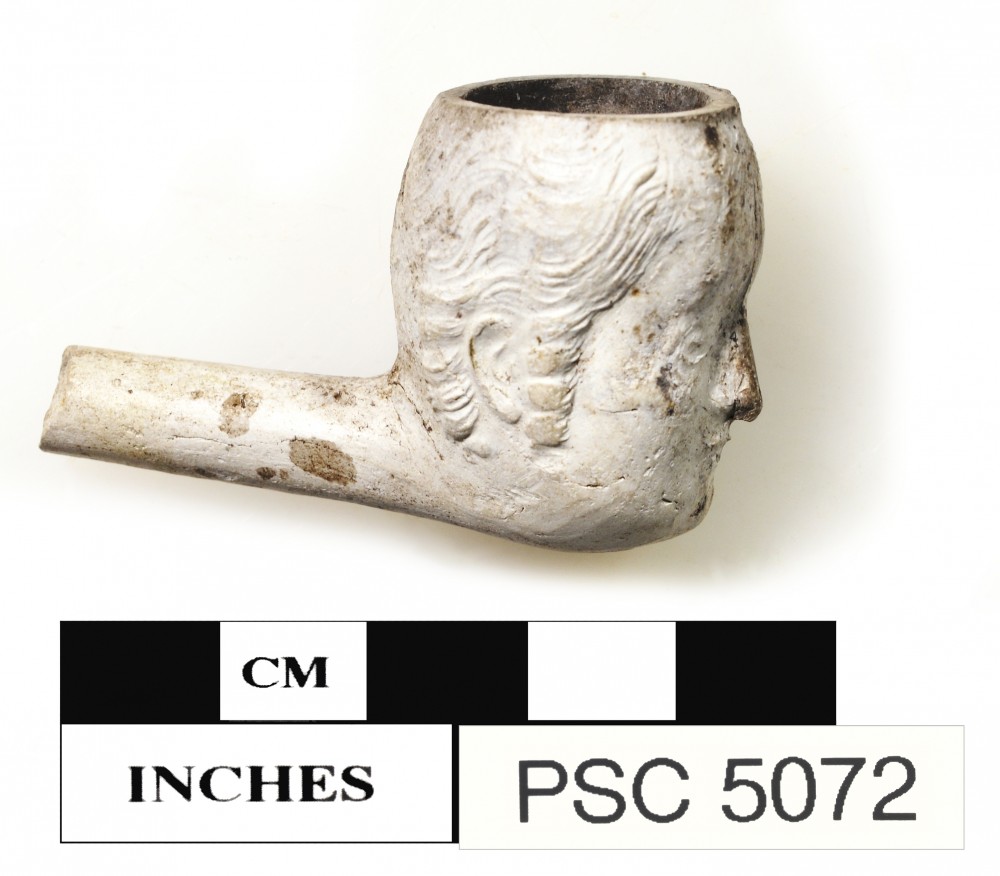 PSC5072 Clay pipes artefact recovered from Perseverant Camp 1841