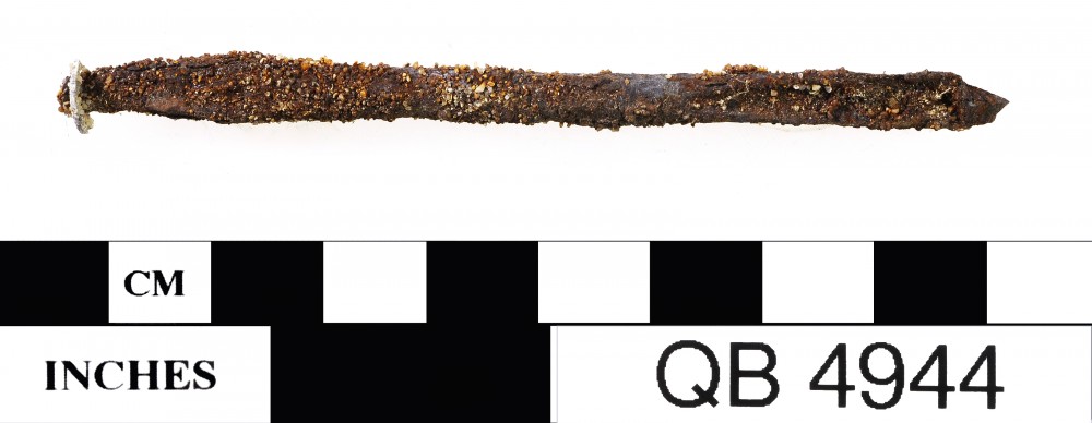 QB4944 Miscellaneous/Unidentified artefact recovered from Quoin Bluff