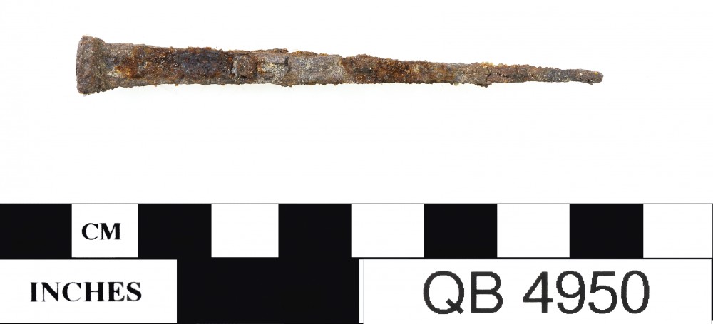 QB4950 Miscellaneous/Unidentified artefact recovered from Quoin Bluff