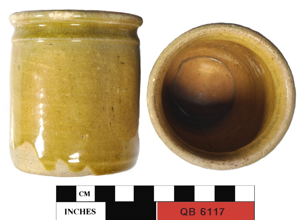 QB6117 CERAMICS artefact recovered from Quoin Bluff