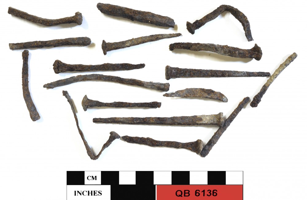 QB6136 FERROUS artefact recovered from Quoin Bluff