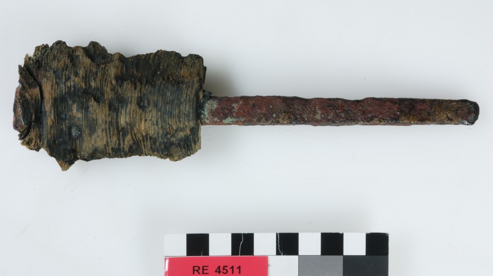 Copper/brass artefact recovered from Redemptora [Wreck of Stones]