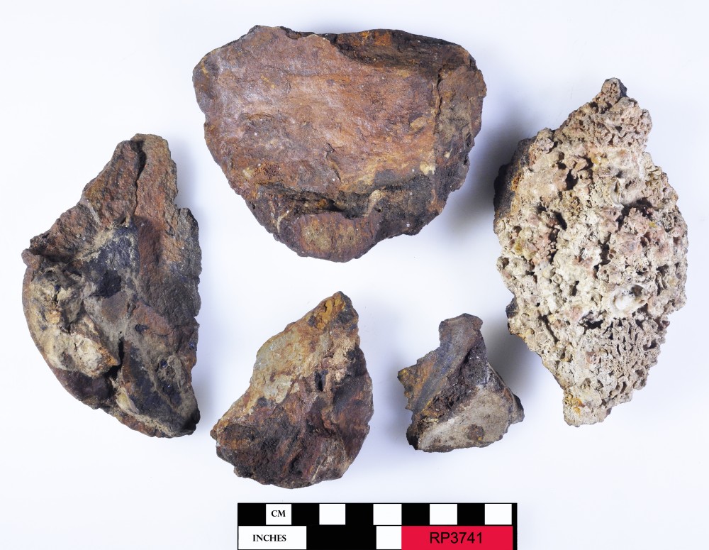 Concretions artefact recovered from Rapid