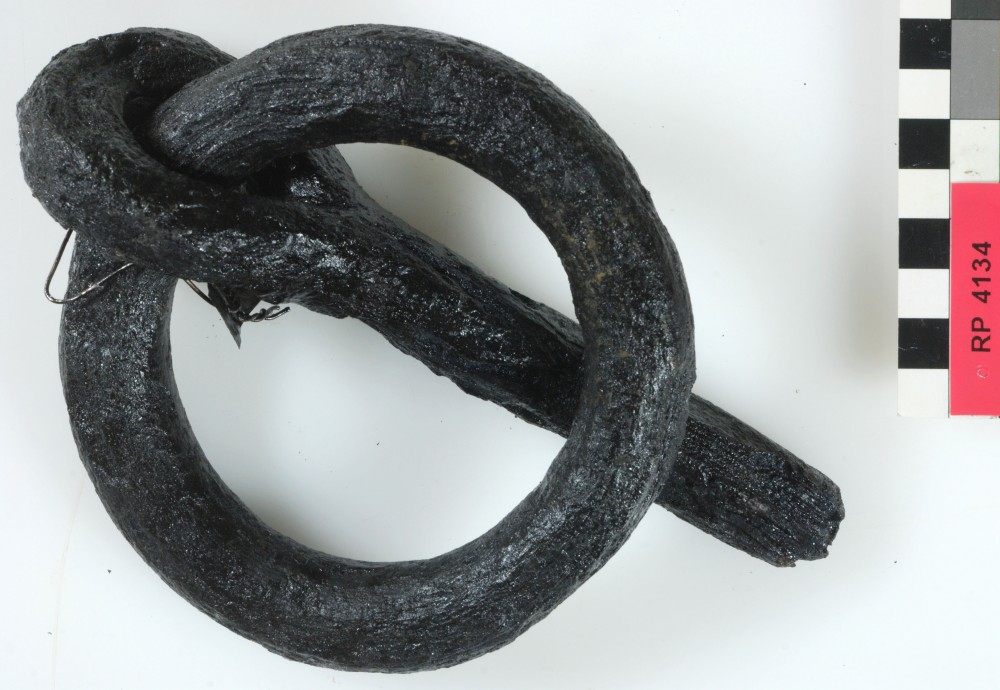 Ship's fittings artefact recovered from Rapid