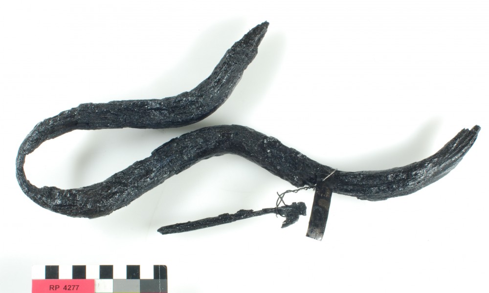 Ship's fittings artefact recovered from Rapid