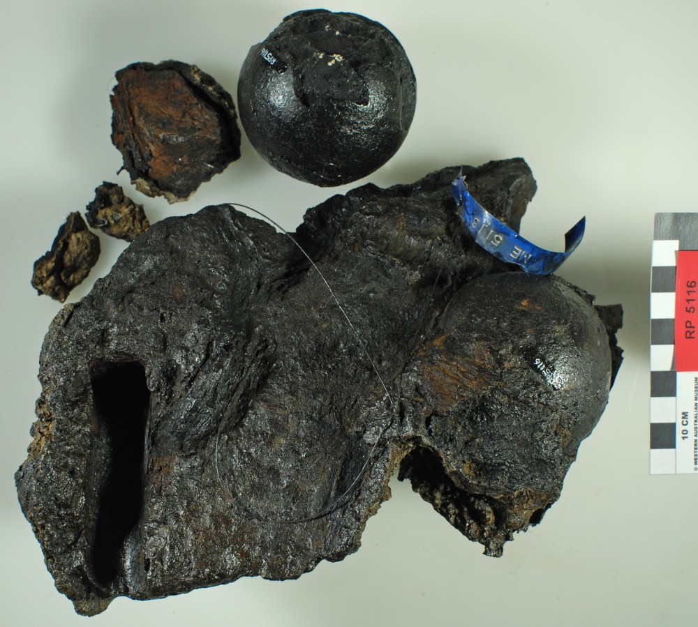 RP5116 Armament artefact recovered from Rapid