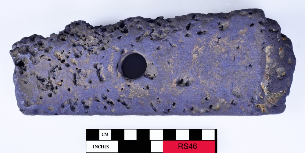 RS46 Bronze artefact recovered from Lively Rowley Shoals