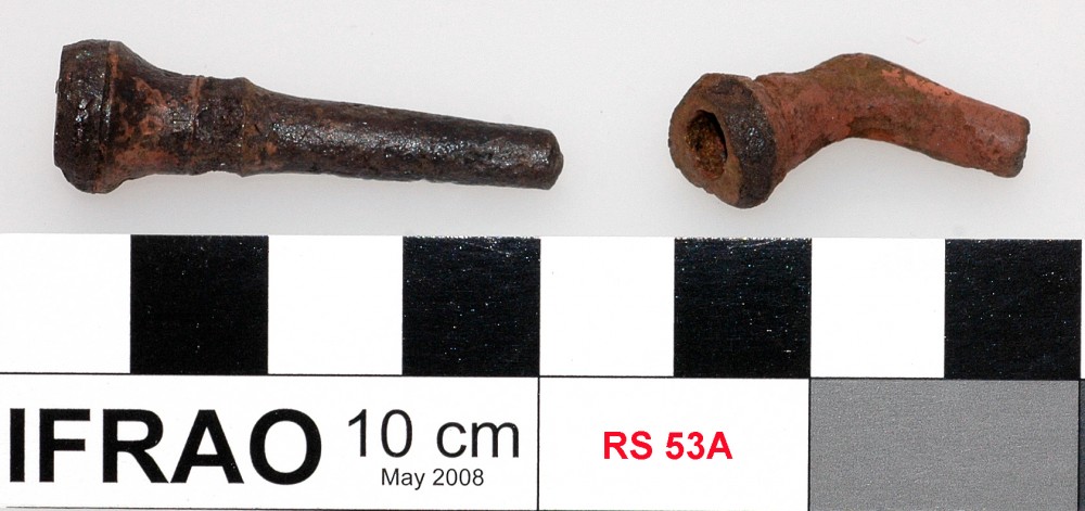 RS53A Copper/brass artefact recovered from Lively Rowley Shoals