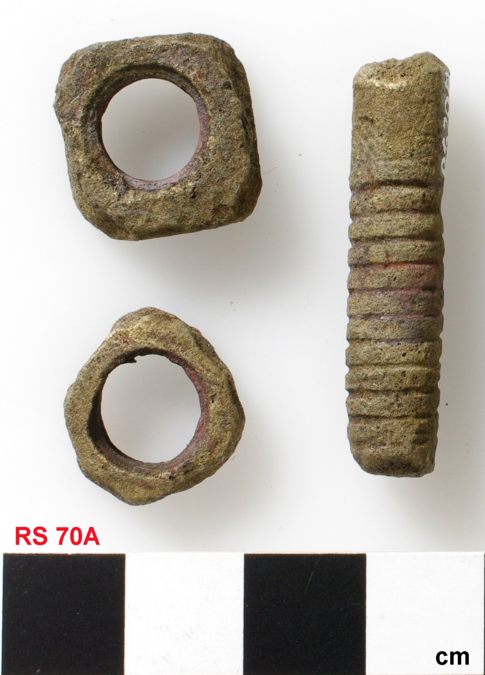 Copper/brass artefact recovered from Lively Rowley Shoals