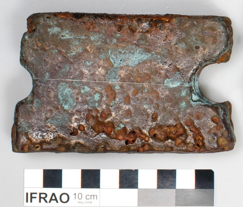 RS73 Bronze artefact recovered from Lively Rowley Shoals