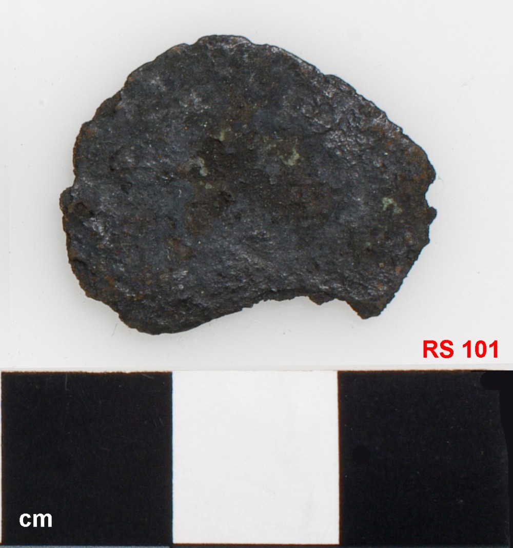 Copper artefact recovered from Lively Rowley Shoals