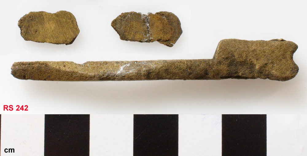 RS242 Copper/brass artefact recovered from Lively Rowley Shoals