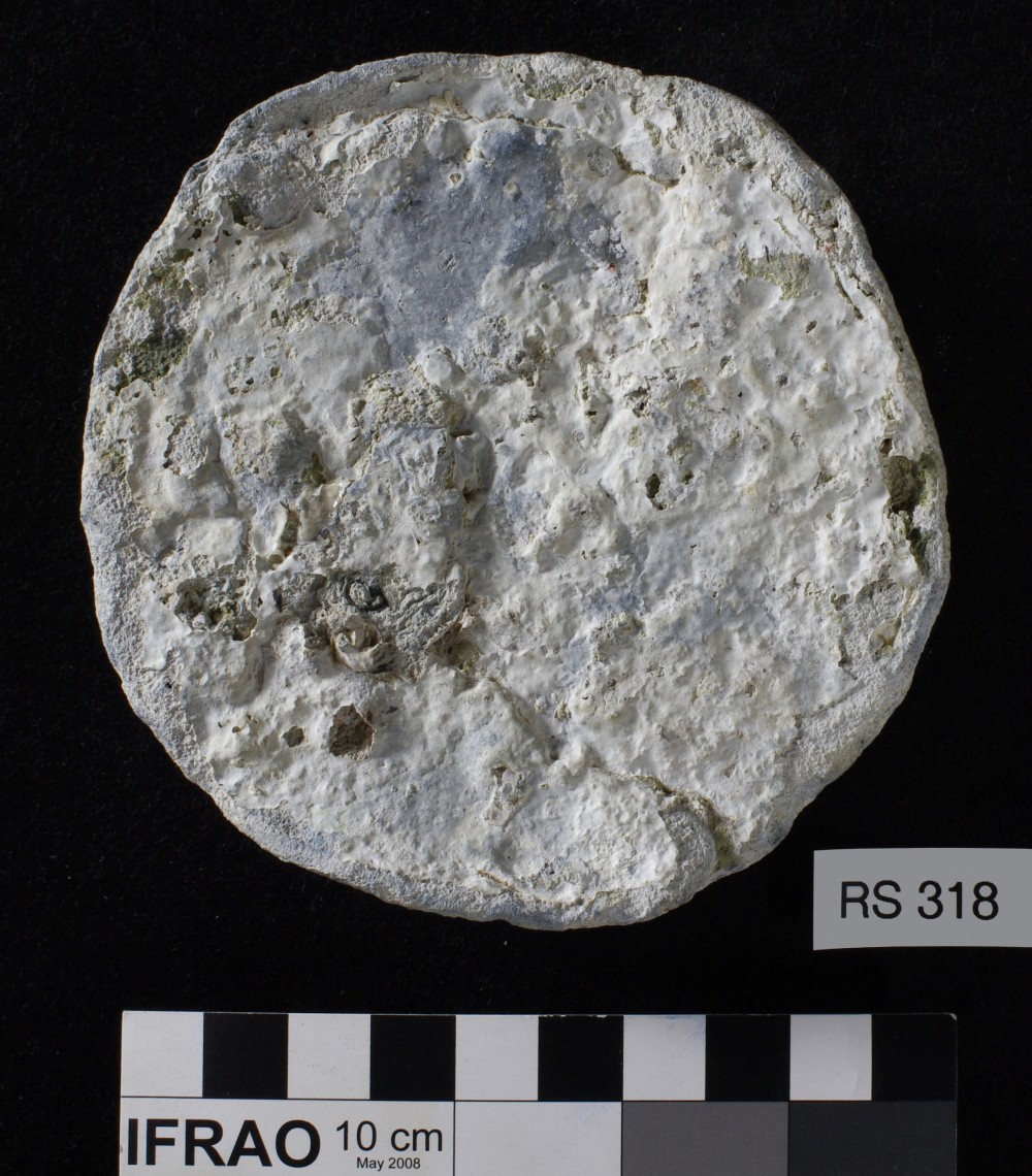 Lead artefact recovered from Lively Rowley Shoals